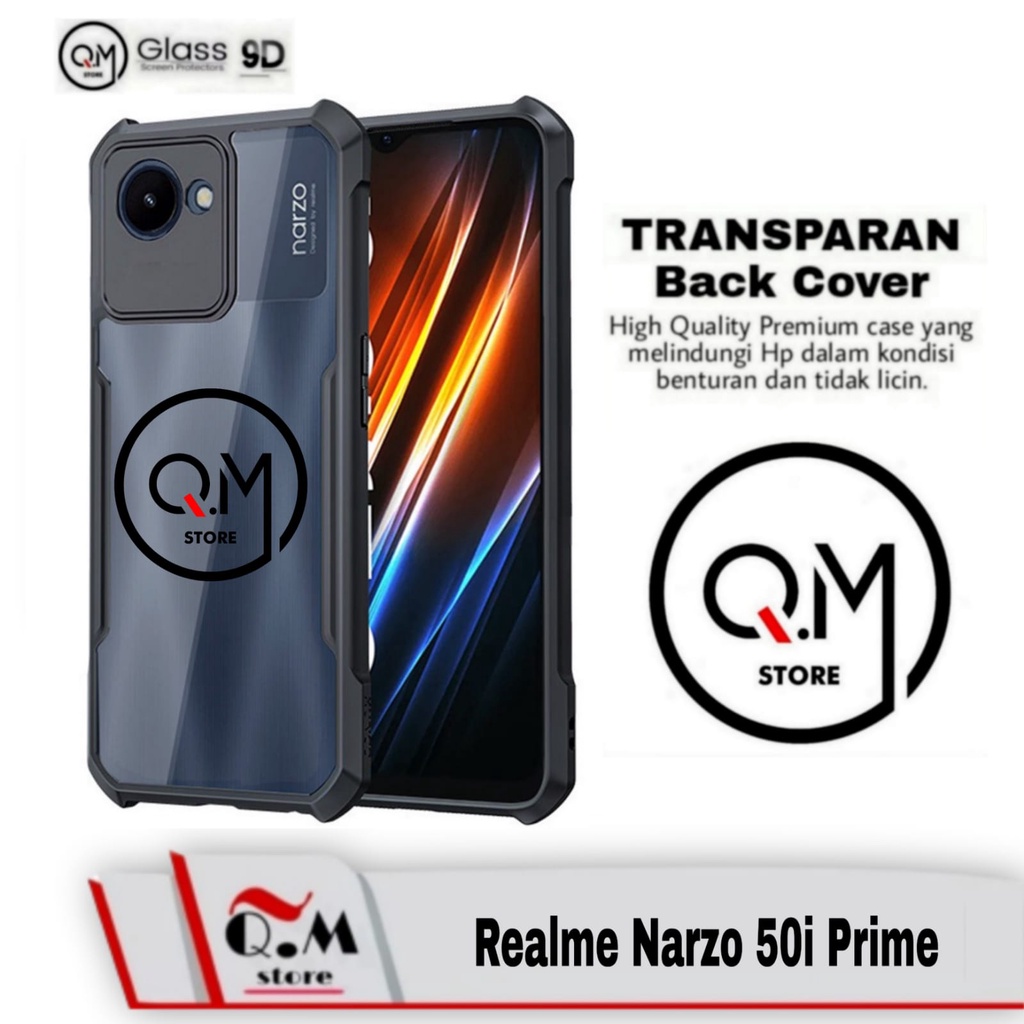 PROMO Case Realme Narzo 50i Prime Softcase Transparans High Quality Pelindung Back Cover Body Belakang