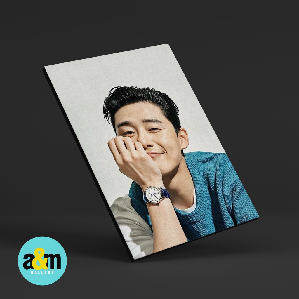 Poster Kayu PARK SEO JOON Hiasan Dinding Kamar Aktor Drama Korea I Pajangan Dinding Kamar K-POP Wall Decor Kamar - A&amp;M