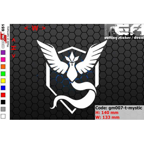 ea cutting sticker / decal    Code: gm007-t-mystic    ( nintendo )