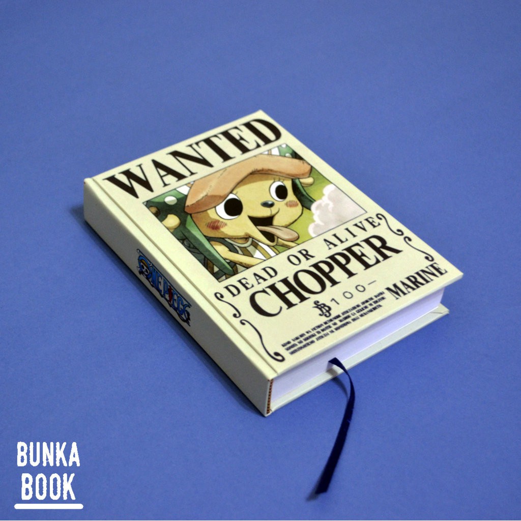 

Pocket Book Hardcover Anime One Piece Wanted Chopper Ukuran A6 Gift Couple Jurnal Agenda Binder Gift Couple