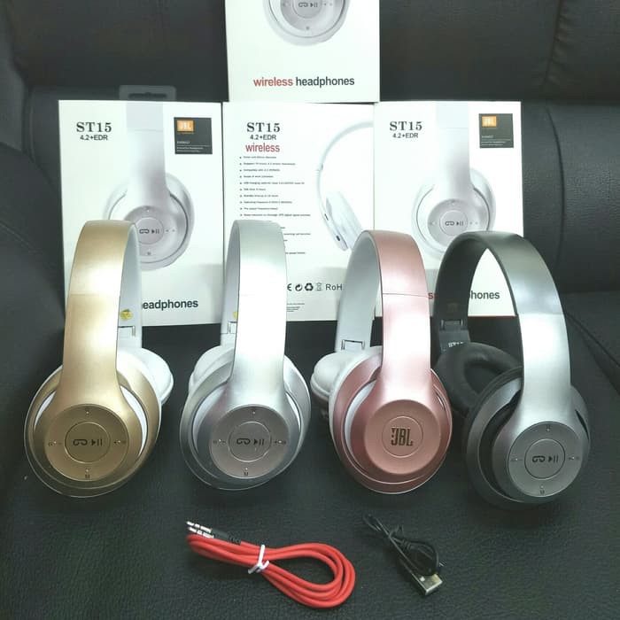 Headset Earphone Headphone Bluetooth Wireless Monster JBL STN15 STN 15