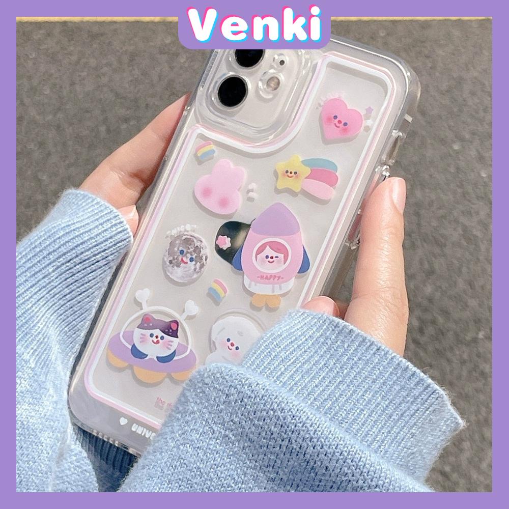 iPhone Case Silicone Soft Case Shockproof Camera Cover Protection Plating Button Pink Cartoon Cute Compatible For iPhone 11 iPhone 13 Pro Max iPhone 12 Pro Max iPhone 7 Plus