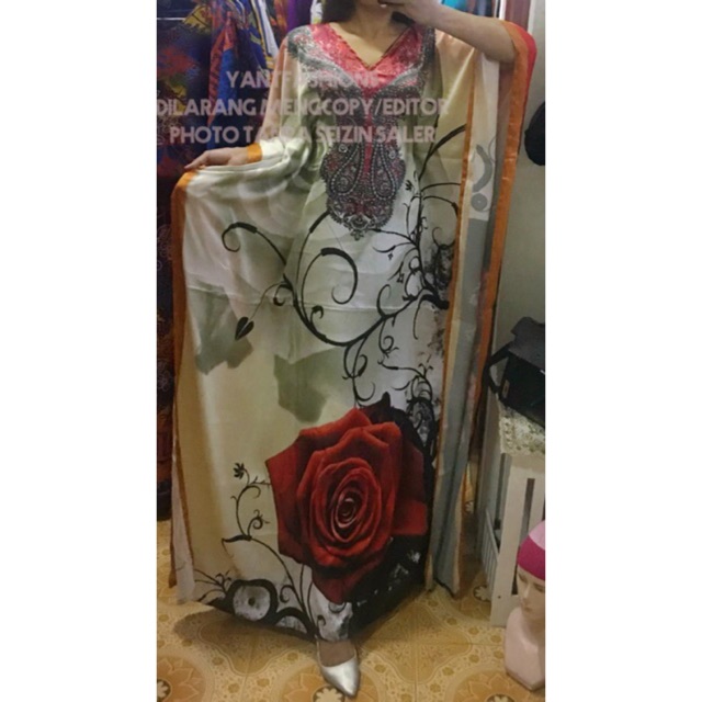 Kaftan India Sutra Silk Kaftan import