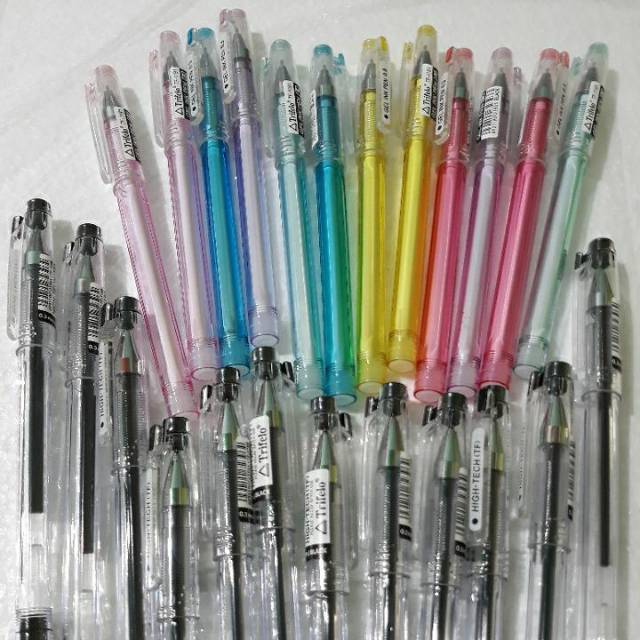 

Pulpen Hi-tech TRIFELO 0.3mm tinta hitam dan biru ECER!!!!!