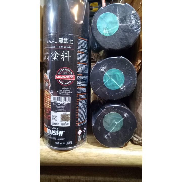 cat semprot samurai kurobushi pilok pilok samurai candy green y 017 y017 400ml pilok smoke hijau lampu