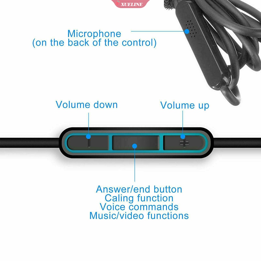 Kabel Audio Pengganti Dengan Mic Untuk Headphone Bose Quietcomfort 25 Qc25