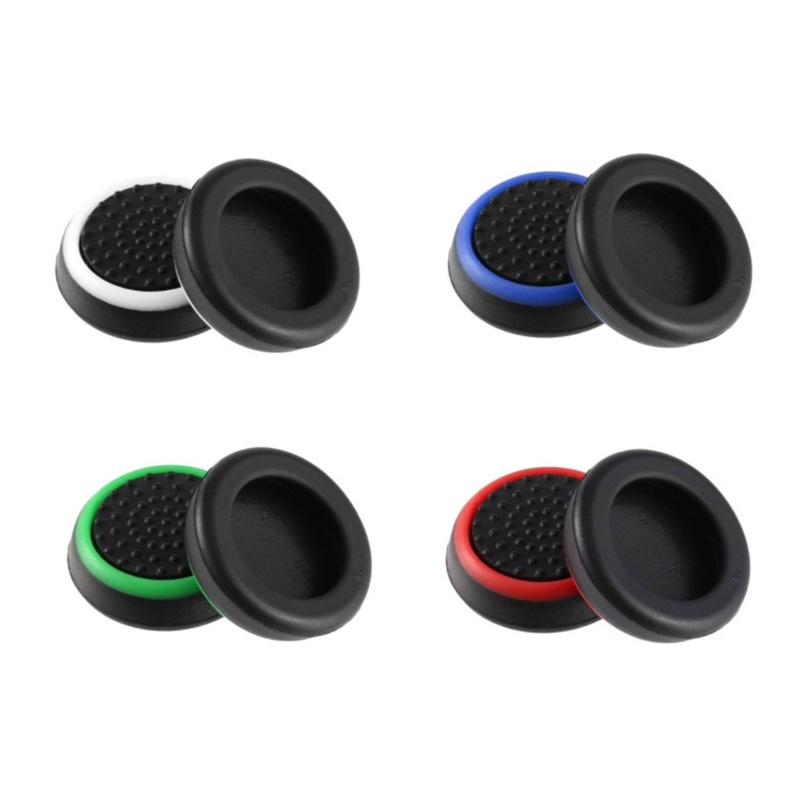 Btsg 4Pcs Thumbstick Grip Cap Controller Silikon Penutup Jempol Analog Untuk /3