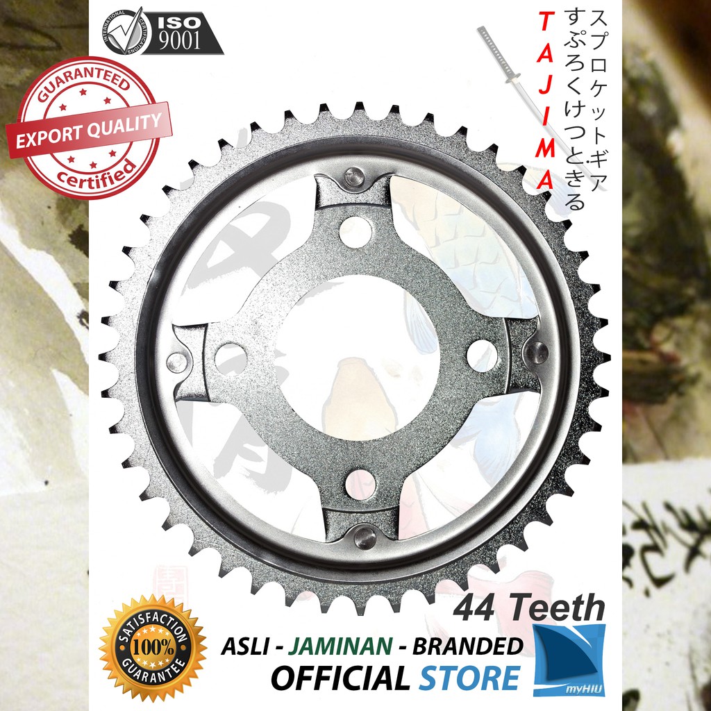 Gigi Tarik 428-44T HONDA Supra GTR 150cc Gir Belakang - Rear Sprocket Gear TAJIMA