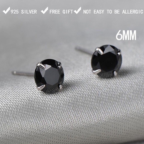 50 buah desain perak Italia 925 anting-anting wanita asli Korea fashion perhiasan anting[tidak mudah luntur] [tidak alergi]-4