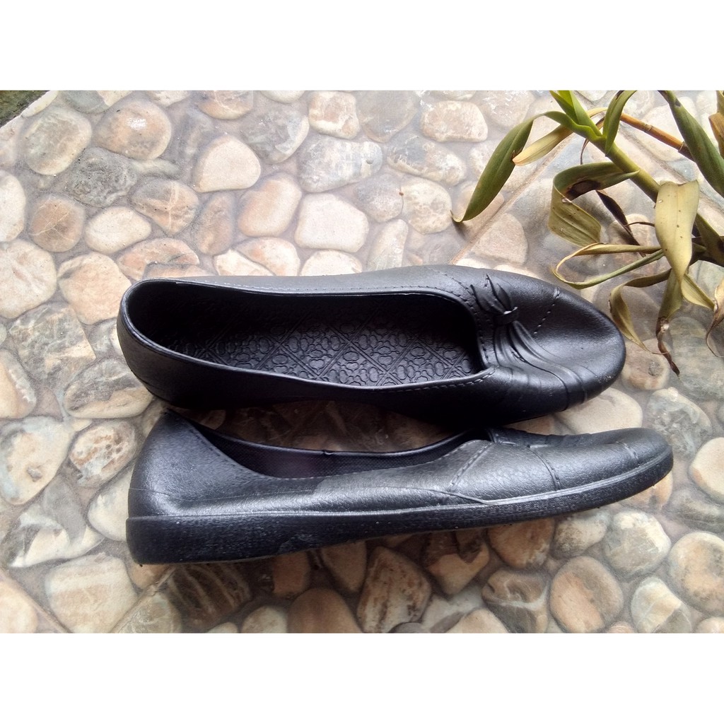 Sepatu karet pantofel wanita#sepatu karet wanita hitam#sepatu musim hujan