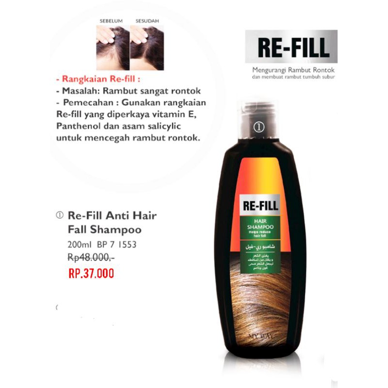 shampoo rambut rontok Refill myway