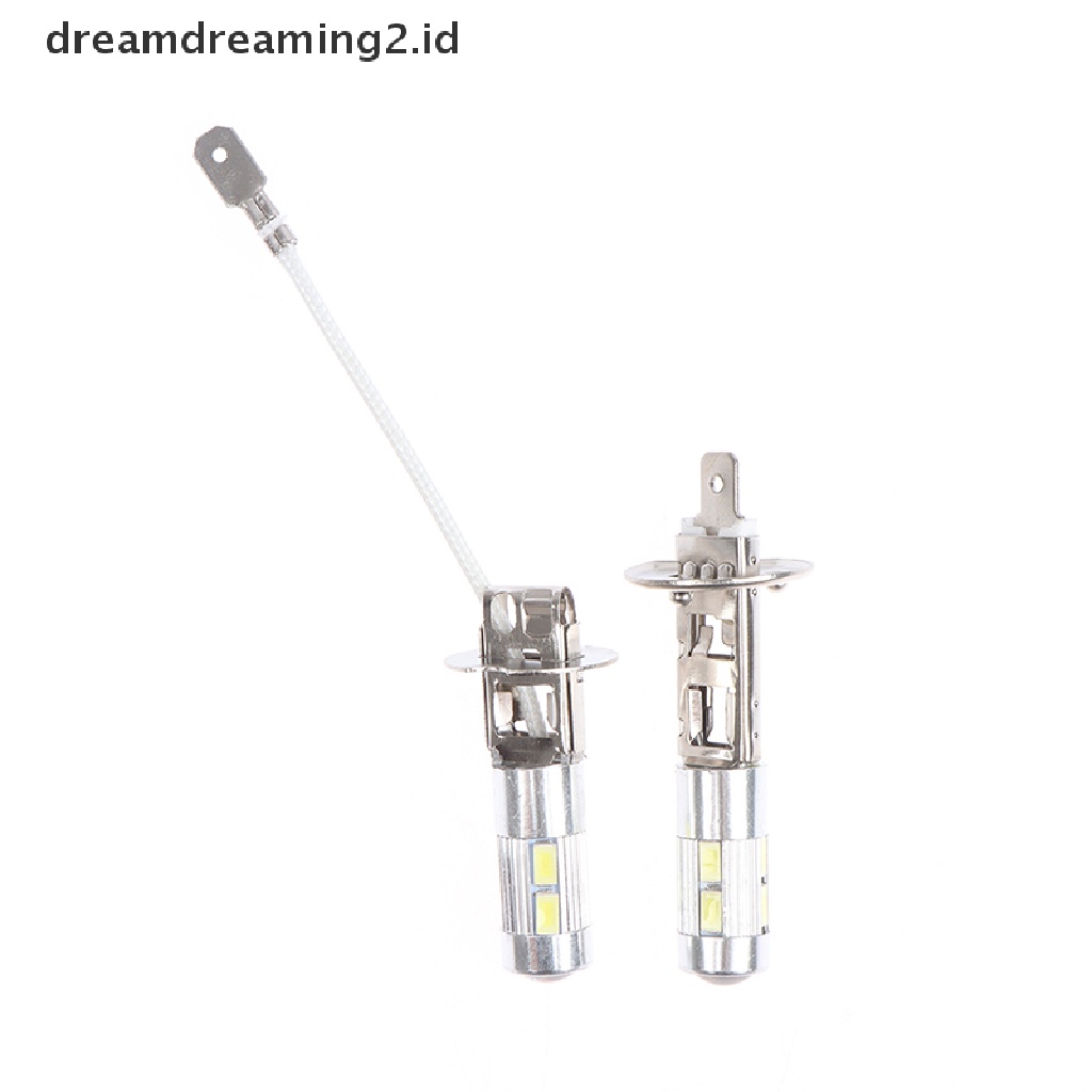 (LIKE) 2 Pcs Lampu Utama Kendaraan Tipe LED H1 H3 12V 5630 6000K DC Anti Kabut