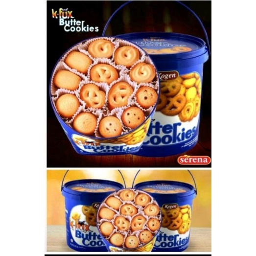 

Biskuit Kogen Butter Cookies Cemilan Snack Kemasan Toples 300gr