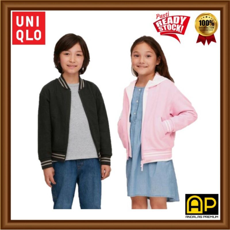 Jaket Anak UNIQLO ORIGINAL Kids PINK