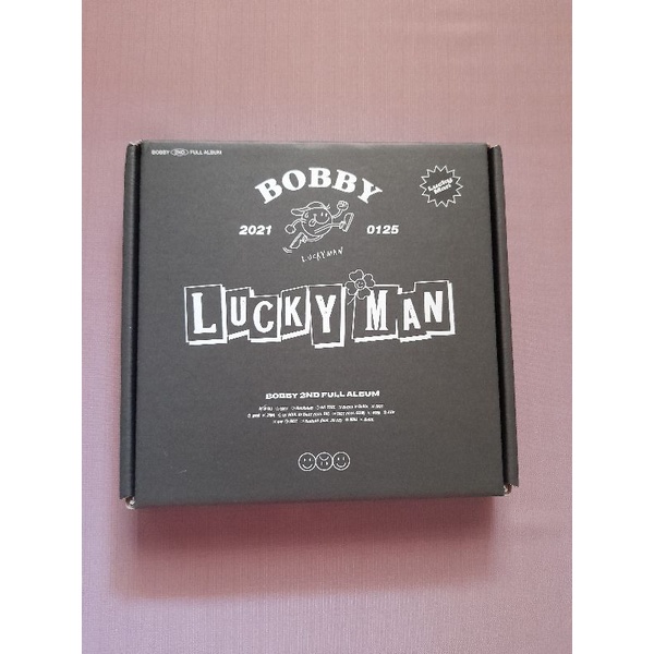 iKON Bobby 2nd Album Lucky Man Postcard Photocard PC Lenti