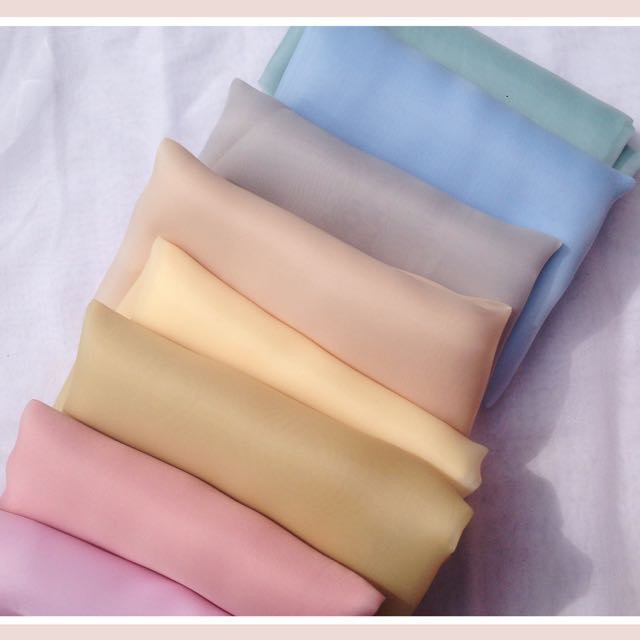  Kain Organza  Silk Glowing Premium Shopee Indonesia