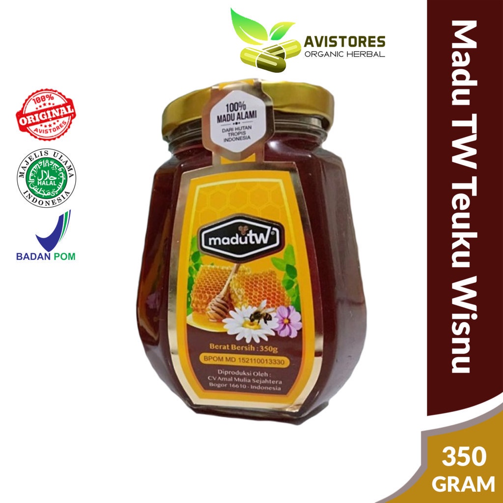 

MADU TW Teuku Wisnu Natural Honey Original Isi 350 Gram