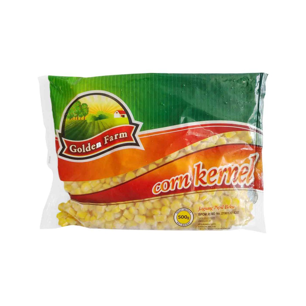 GOLDEN FARM Jagung Manis Pipil 500g Halal | Corn Kernel Frozen