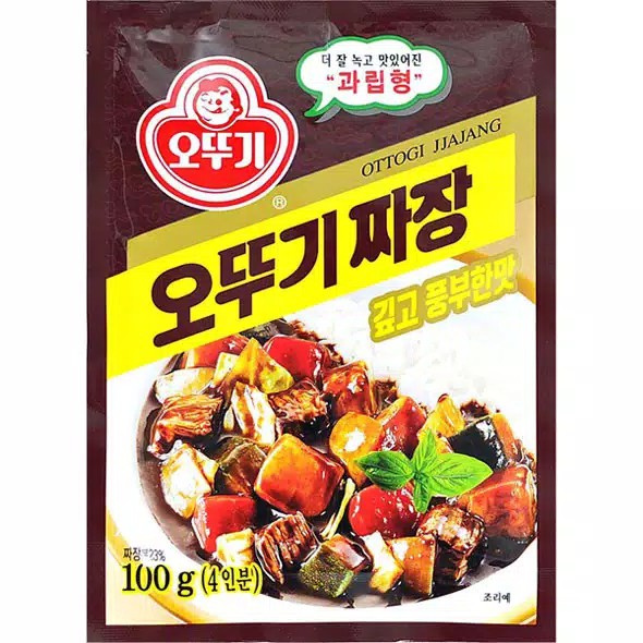 

Ottogi Jjajang Sauce - Bumbu Saus Kedelai Hitam Jjajangmyeon Korea 100 gram