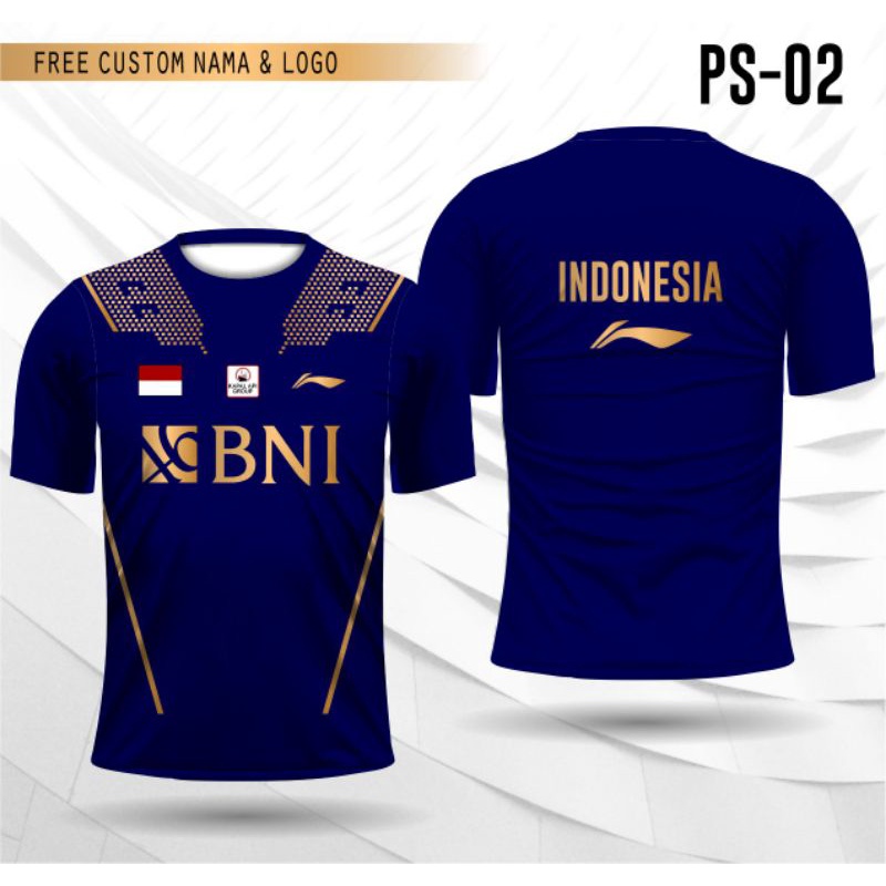 baju badminton baju timnas indonesia piala sudirman
