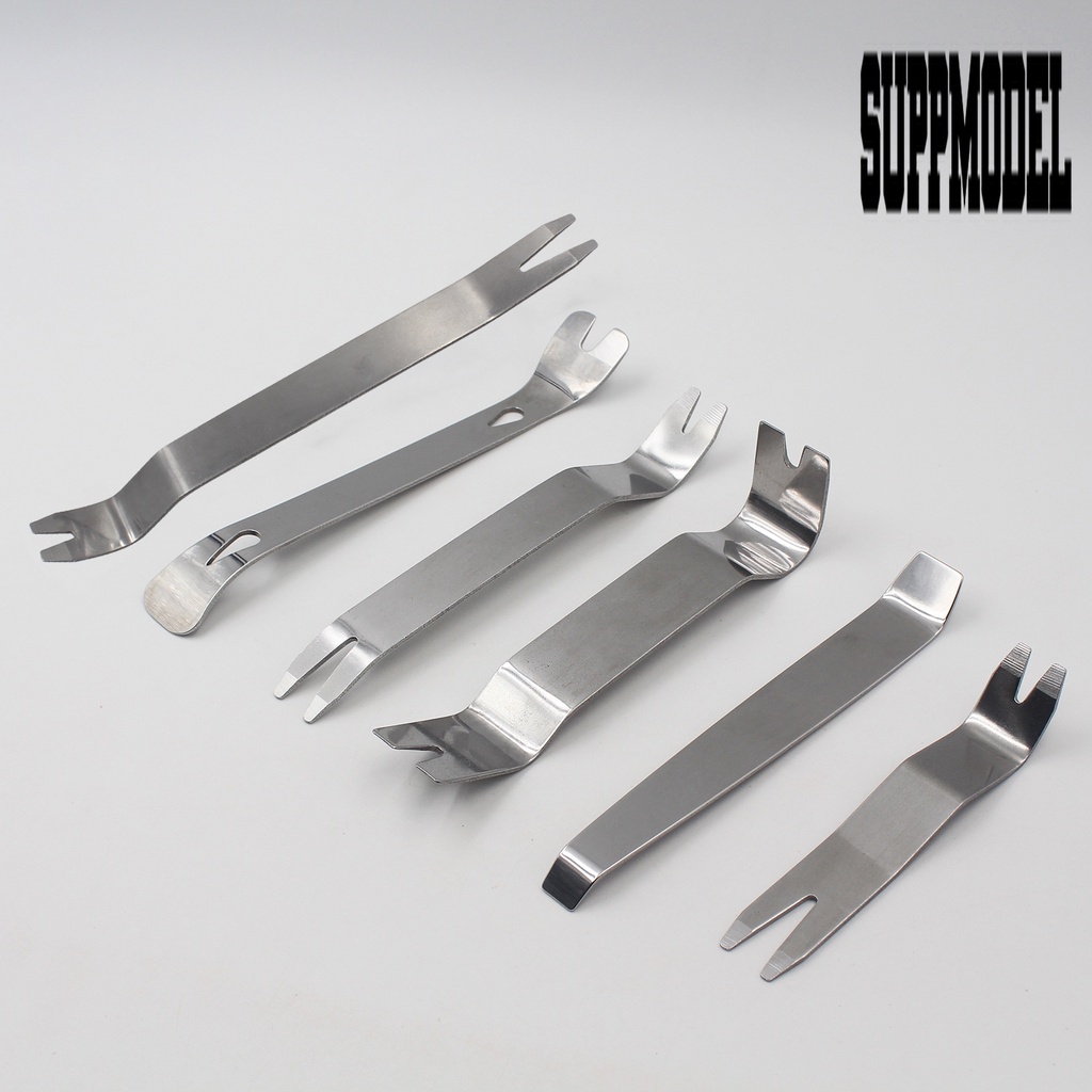 6pcs / Set Alat Pembuka Trim Audio Mobil Bahan Stainless Steel