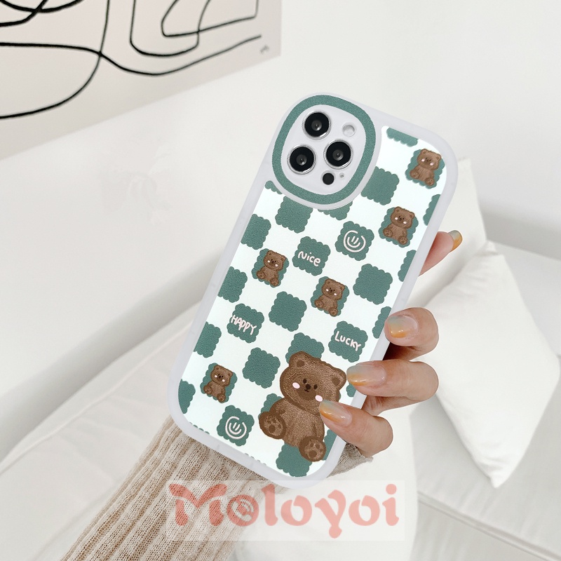 Soft Case Tpu Transparan Motif Kelinci / Strawberry / Beruang Untuk IPhone 11 / 12 / 13pro Max / 7 / 8 / 6 / 6splus / X / XS Max / SE 2020