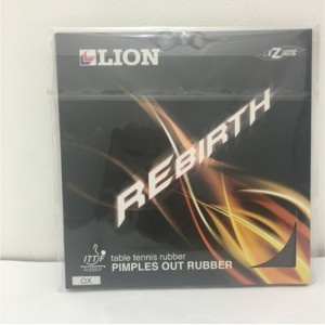 Karet Tenis Meja Bintik Semi Panjang Lion Rebirth OX Tanpa Sponge