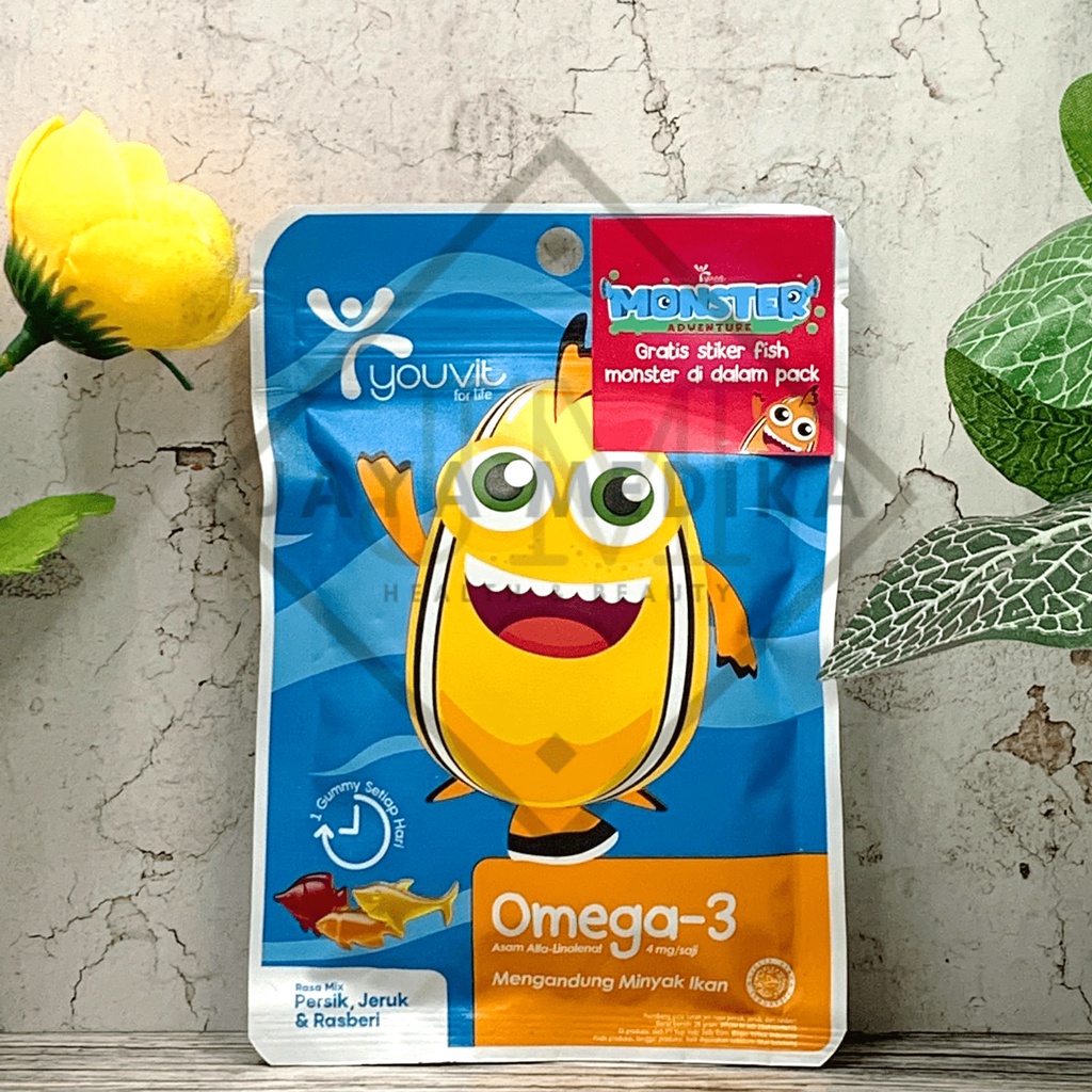 Youvit Omega-3 Anak Isi 7 Gummies