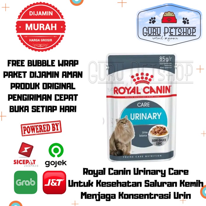 Royal Canin Urinary Gravy Pouch 85gr RC Vet Masalah Saluran Kemih