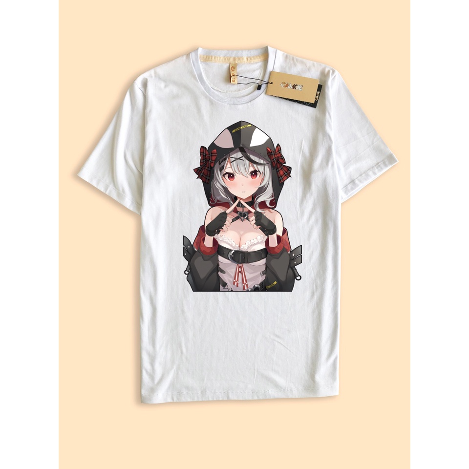 Kaos Tshirt Anime Hololive Sakamata Chloe Cute Vtuber