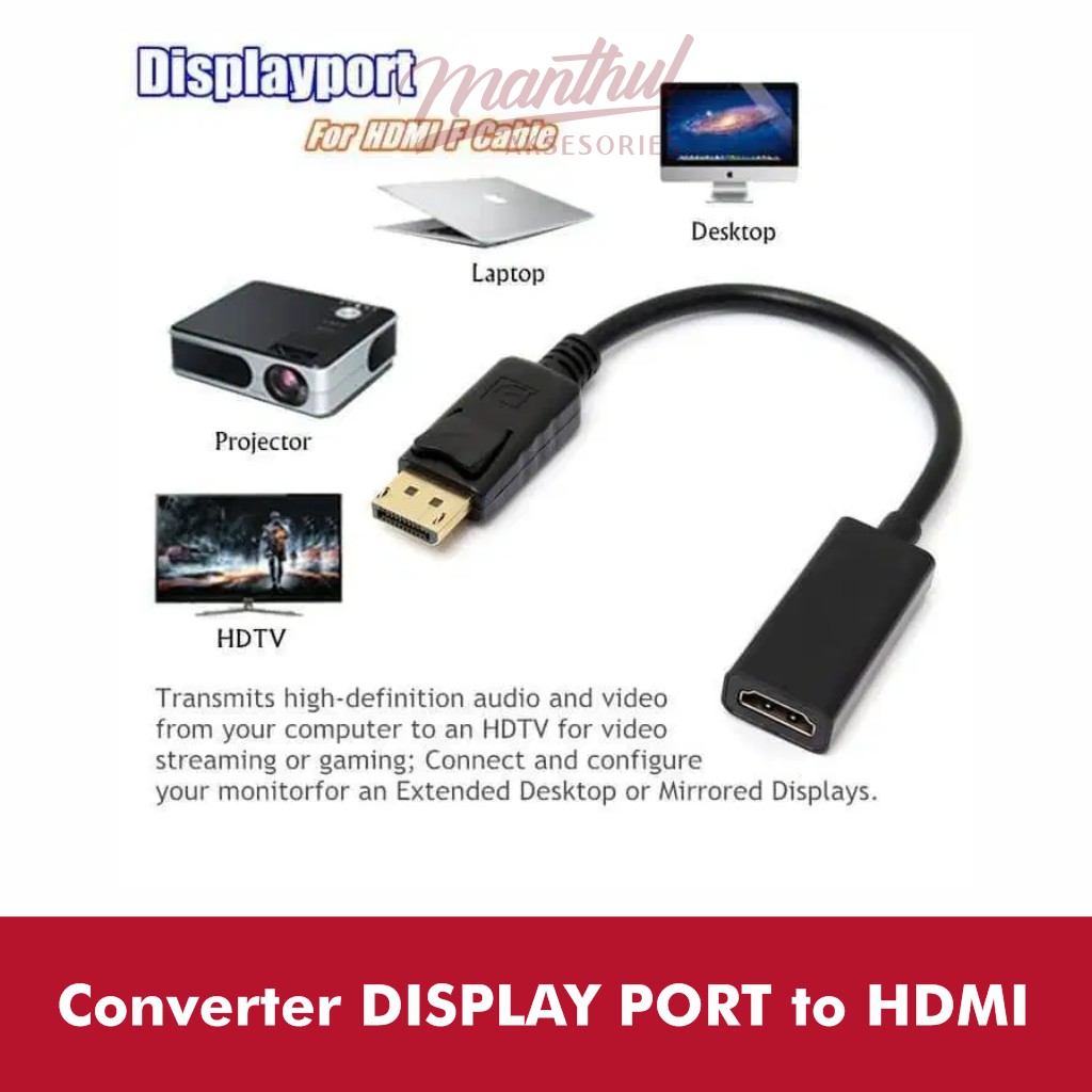 Converter DISPLAY PORT to HDMI