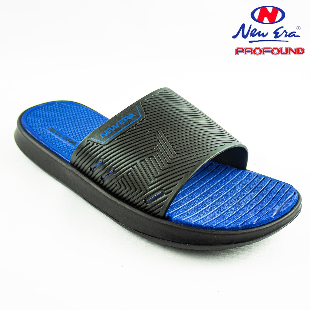 Sandal slop laki new era MB 1245 / sandal selop pria 40-44-Biru tua