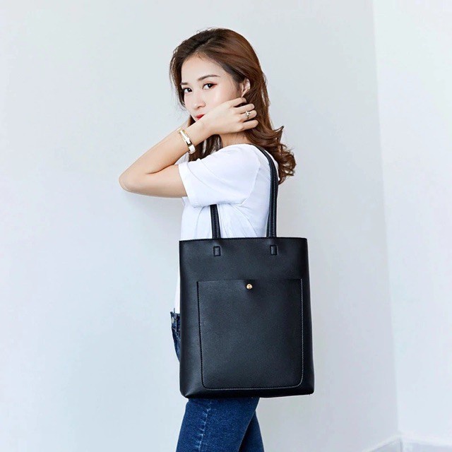 Tote Bag Wanita Clasic Botega POLOS