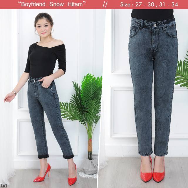 jeans snow black