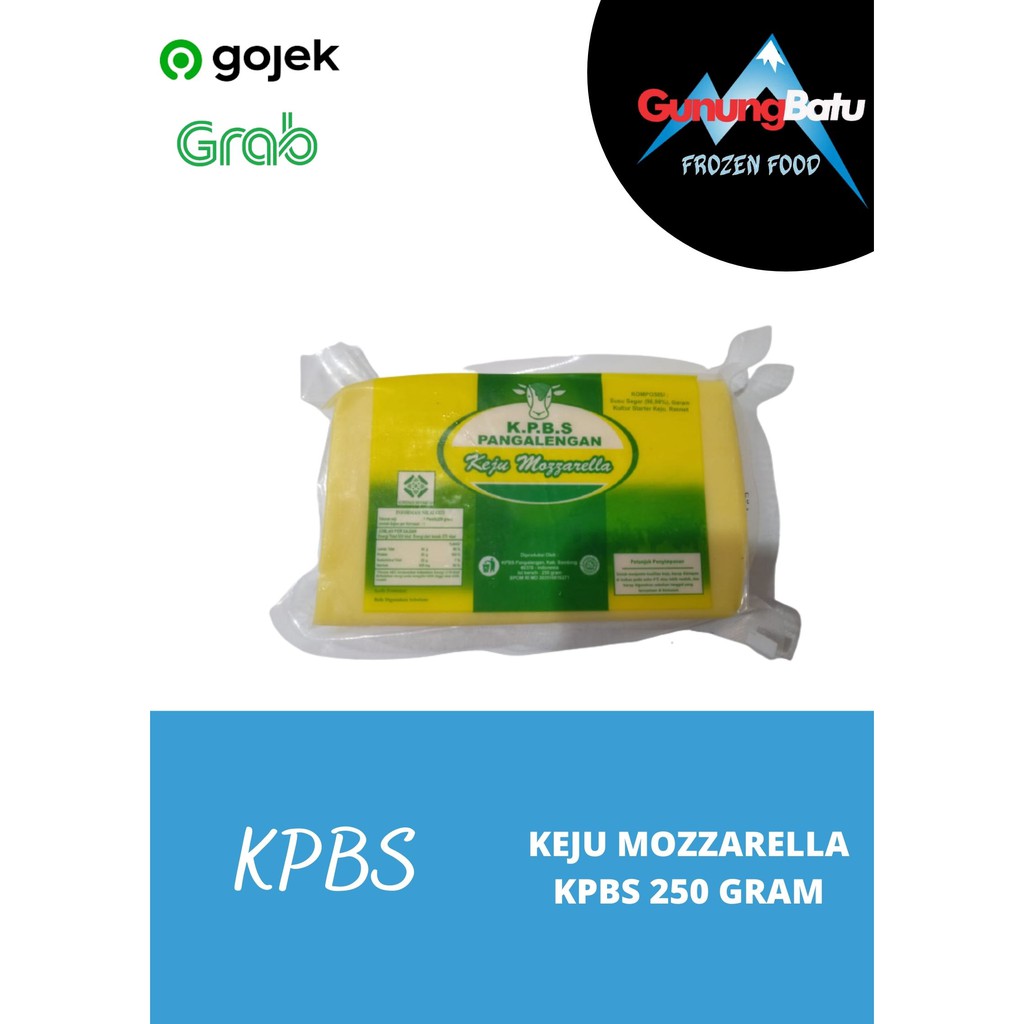 

KPBS KEJU MOZZARELLA 250 GRAM