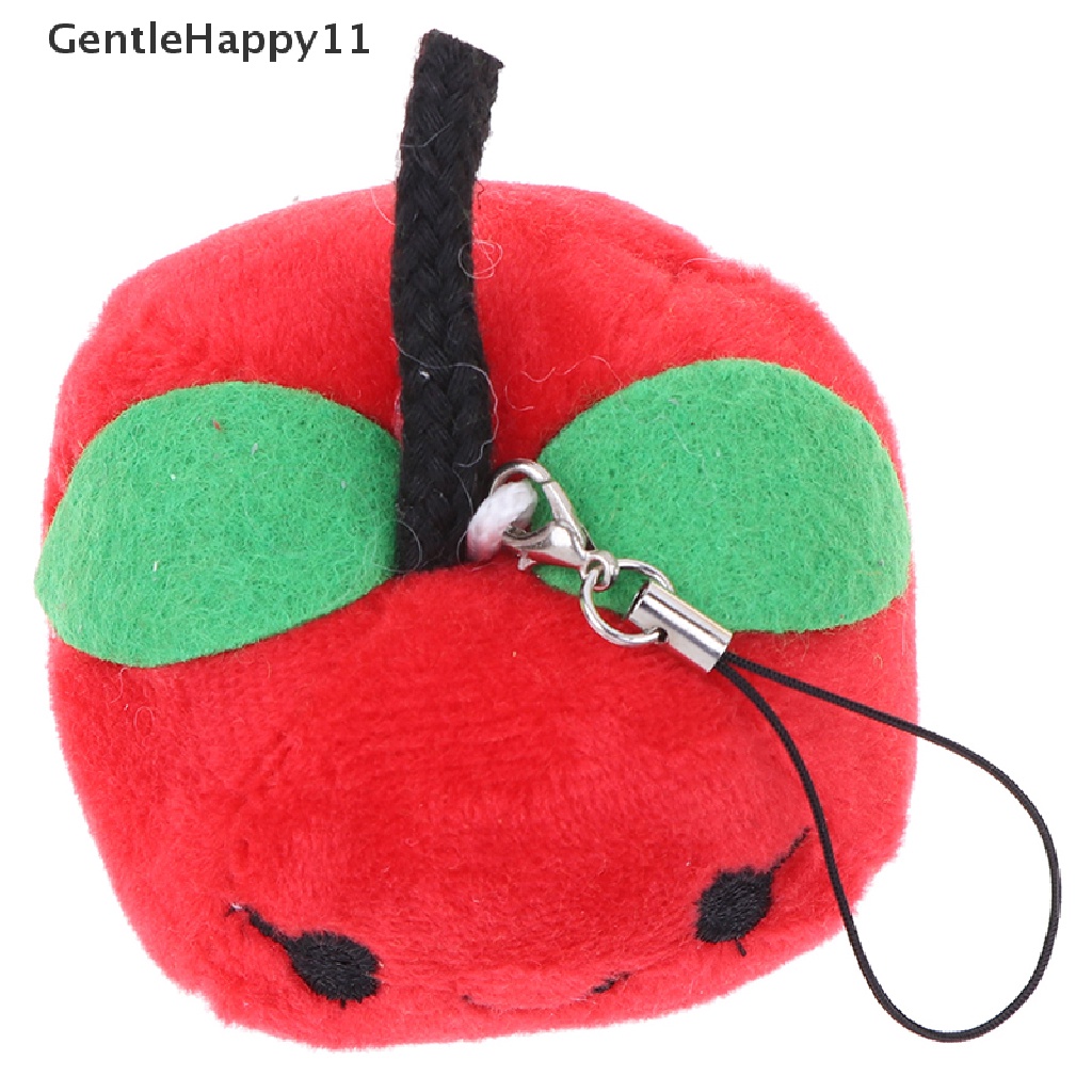 Gentlehappy 1pc Mainan Boneka Stuffed Plush Buah Mini Lucu Untuk Gantungan Kunci / Hadiah Anak