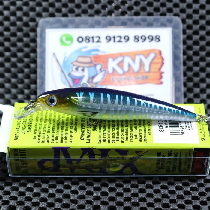 Lure Minnow Rapala Xrap10 Slashbait Wahoo Rajanya Casting Cv