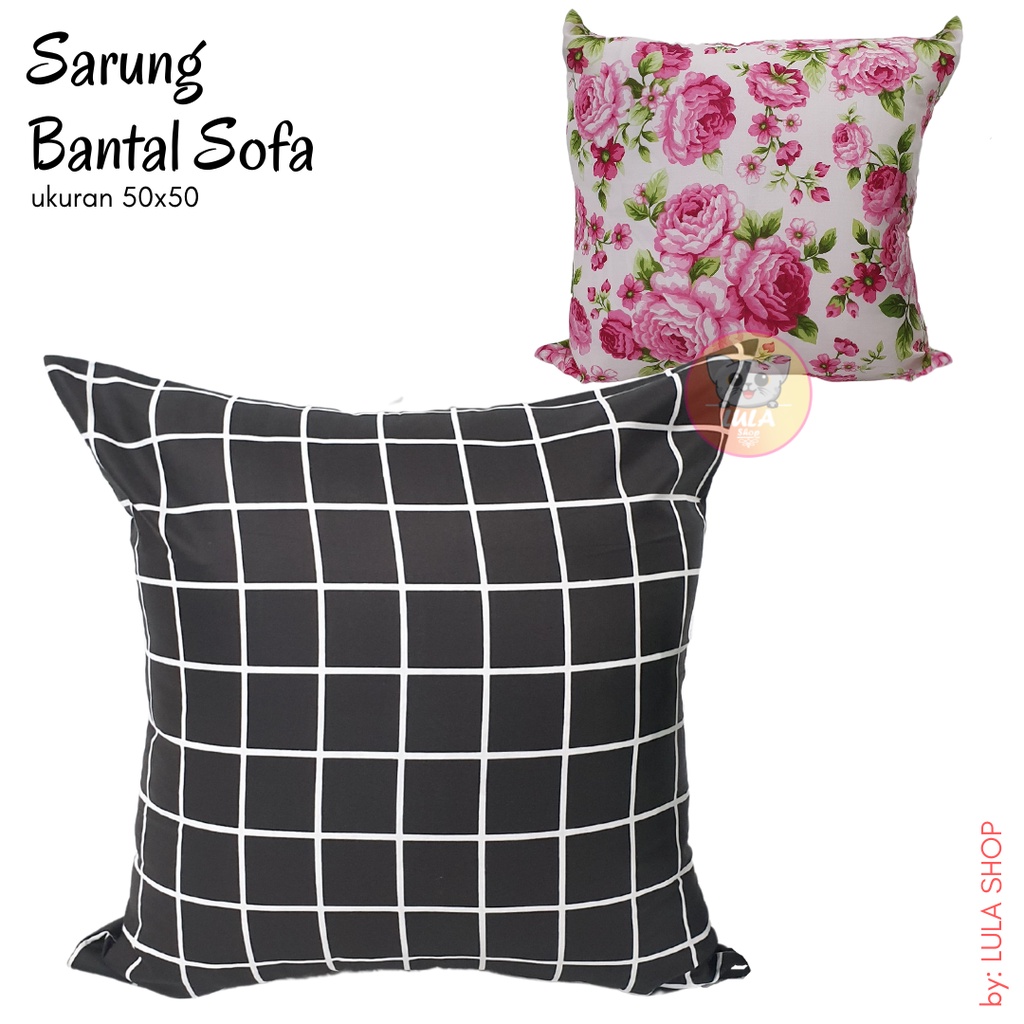 Sarung Bantal Sofa minimalis cantik 50x50