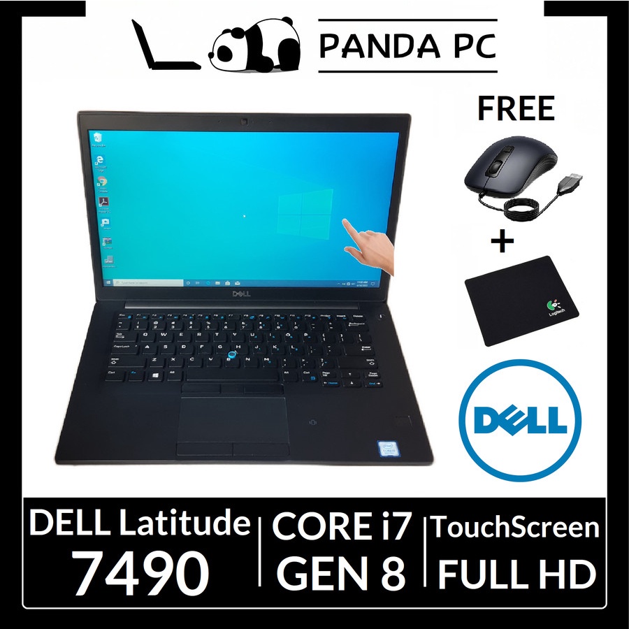 Dell Latitude 7490 Core i7 8650U Touchscreen FHD 14&quot; RAM 8GB SSD 256GB