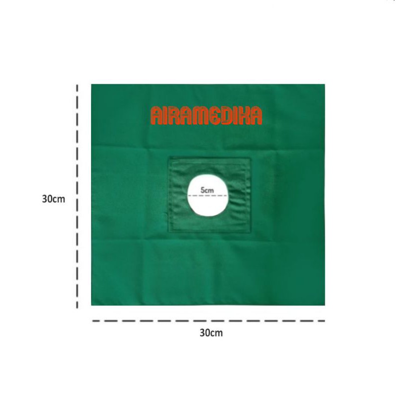 Duk Lubang 30cm x 30cm / Duk Bolong / Doek Bolong 30x30cm