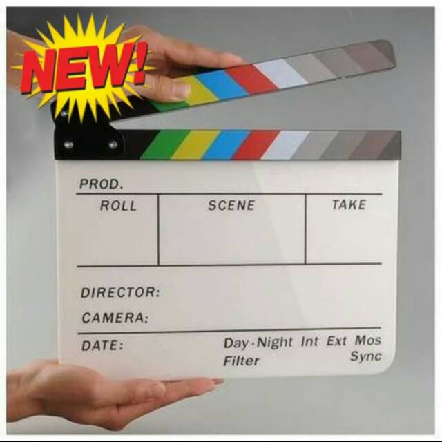 Clapper Board Acrylic Magnet