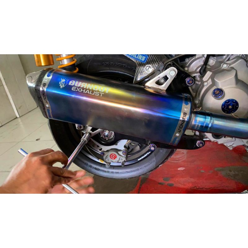 Burnout Exhaust Silincer Xmax