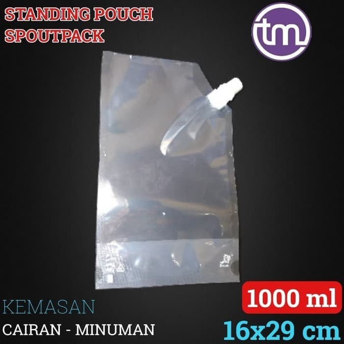SPOUTPACK 1000 ML KEMASAN CAIRAN MINUMAN MINYAK
