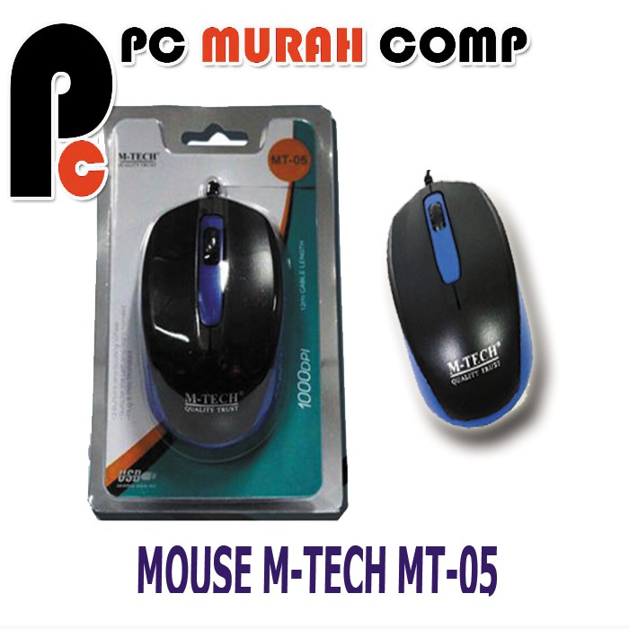 Mouse USB Kabel M-Tech MT-05 - Hitam