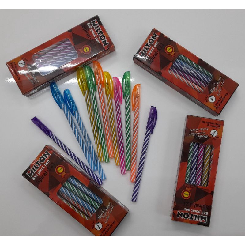 

MILTON BALLPOINT SPIRAL 121/ BOLPOIN MILTON/ BOLPOIN MURAH/MILTON SPIRAL/BOLPOIN 0.7mm