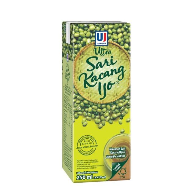 

ULTRA SARI KACANG IJO 250 ML BOX (1 BOX = 24 PCS)