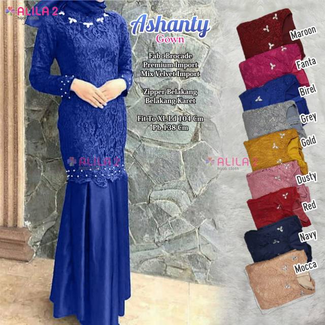 Ashanty ashanti asanti original brand alila brocade brukat brokat