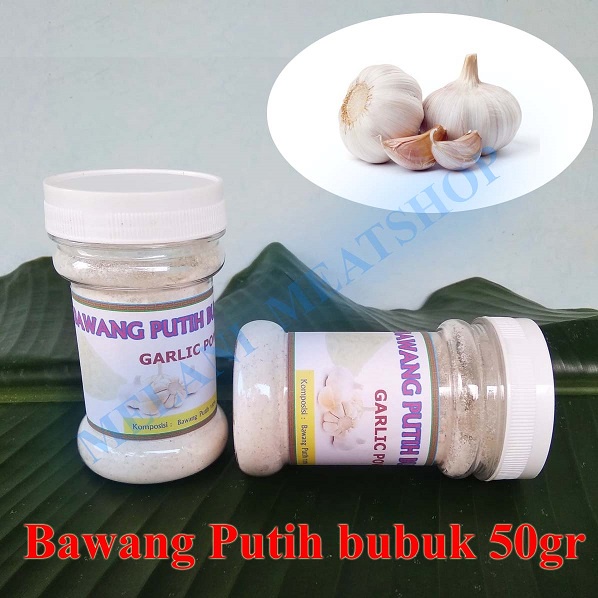 

Rempah Bumbu Bawang Putih Bubuk Garlic Powder Kemasan Botol 50 gr