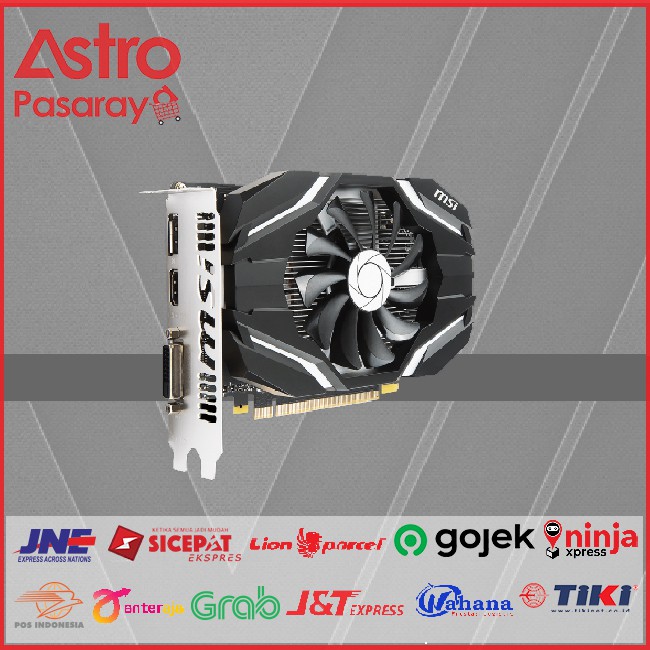 Msi Vga Nvidia Geforce Gtx 1050 Ti 4g Oc V1 4gb Gddr5 Shopee Indonesia