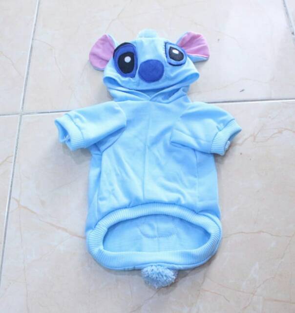 Kostum stitch &amp; lilo untuk kucing dan anjing lucu / baju kucing murah size S M L XL